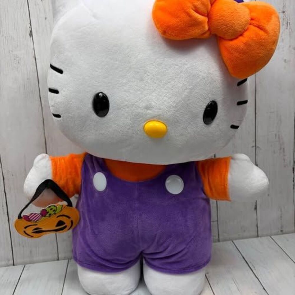 Big Hello Kitty with Pumpkin Plush